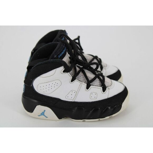 Air Jordan 9 Retro “University Blue” UNC 401812-140 Toddler Td Baby Boy Size 6C - Picture 5 of 12